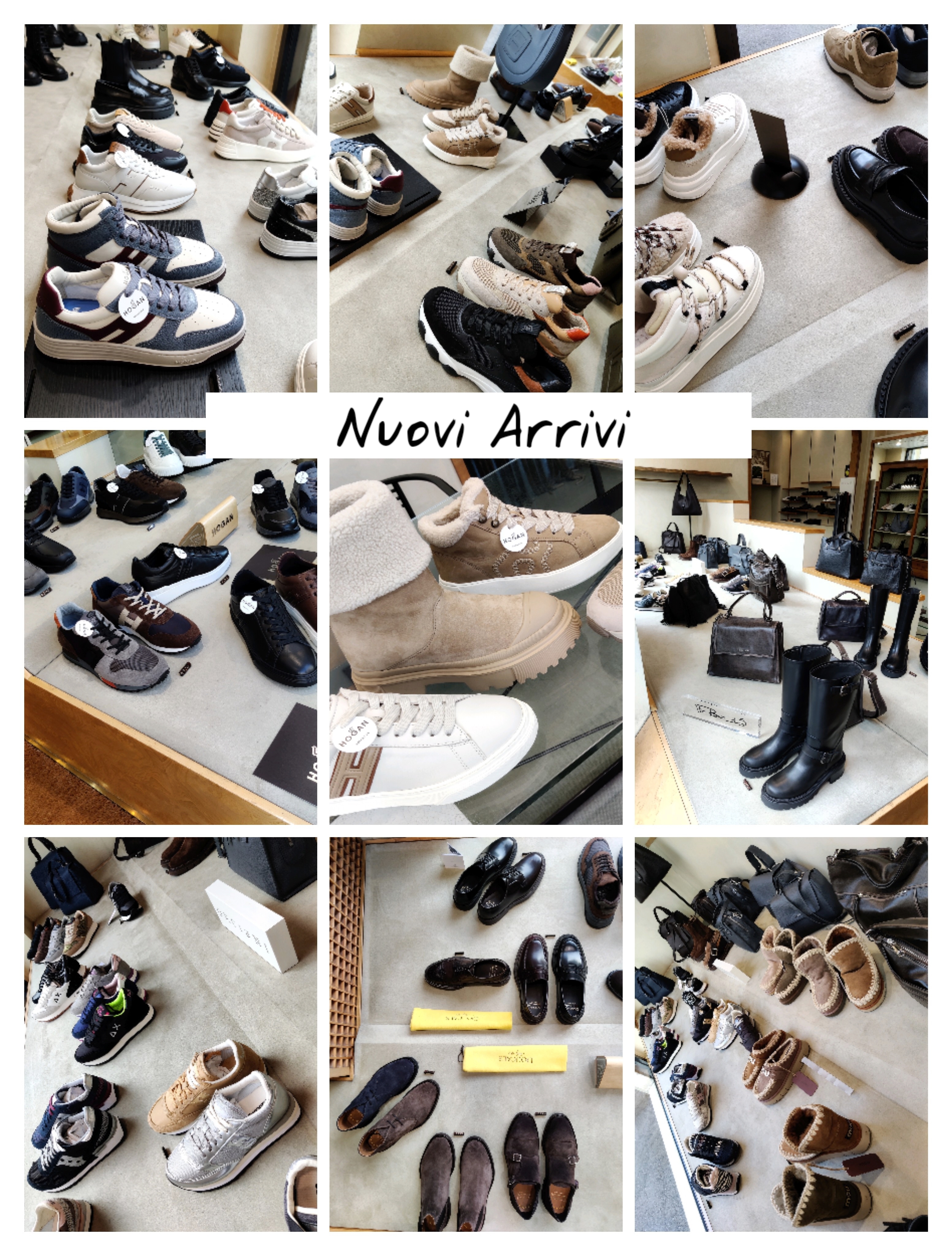 Nuovi Arrivi in negozio HOGAN ASH DOUCAL'S MOU e i migliori marchi di borse e calzature nel nostro negozio in via Dolci 4 Milano rivenditore autorizzato dal 1953