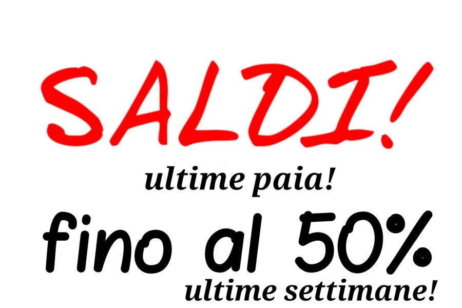 Ultime settimane saldi